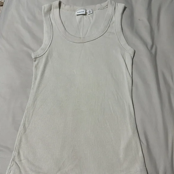 Aritzia Busy tank top in matte pearl - Picture 9 of 9